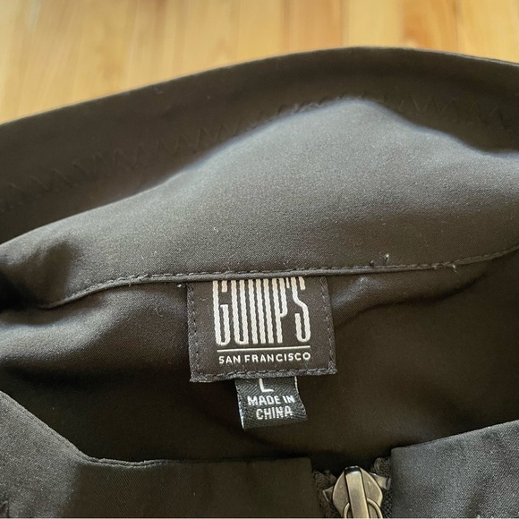 GUMP’S San Francisco Lagenlook Cinched Waist Zipper Front Polyester Vest EUC L - Picture 7 of 10